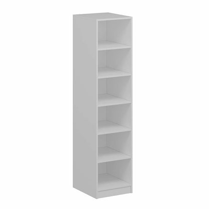 Ντουλάπα 45x190x52 εκ Walnut White 506MNR3693