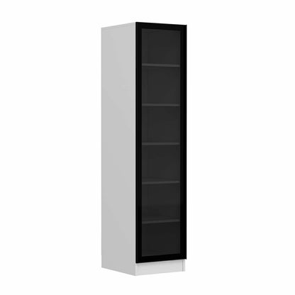 Ντουλάπα 45x210x52 εκ White Dark Grey 506MNR3698