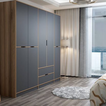 Ντουλάπα 232x208x52 εκ Anthracite Dore 506MNR3731