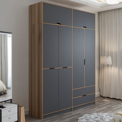 Ντουλάπα 185x253x52 εκ Anthracite Dore 506MNR3737