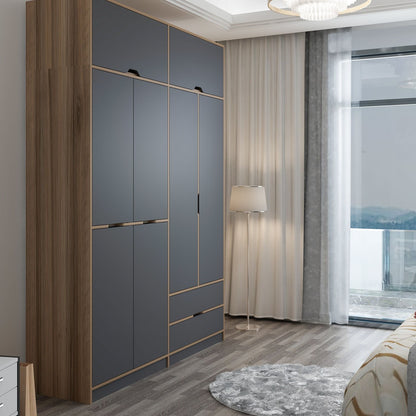 Ντουλάπα 185x253x52 εκ Anthracite Dore 506MNR3737