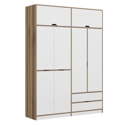 Ντουλάπα 185x253x52 εκ White Dore 506MNR3738