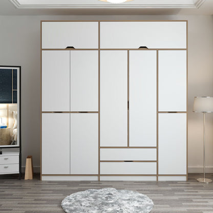 Ντουλάπα 232x253x52 εκ White Dore 506MNR3740