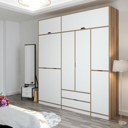 Ντουλάπα 232x253x52 εκ White Dore 506MNR3740