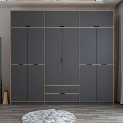 Ντουλάπα 277x253x52 εκ Anthracite Dore 506MNR3741