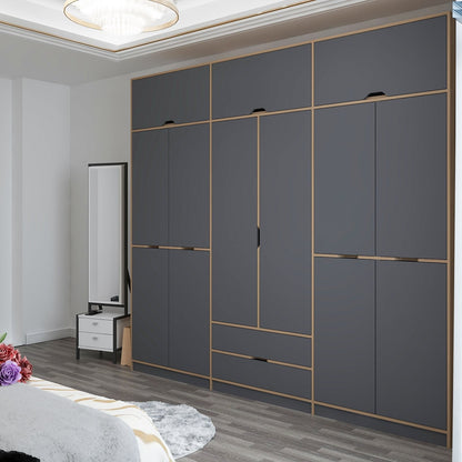 Ντουλάπα 277x253x52 εκ Anthracite Dore 506MNR3741