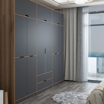 Ντουλάπα 277x253x52 εκ Anthracite Dore 506MNR3741