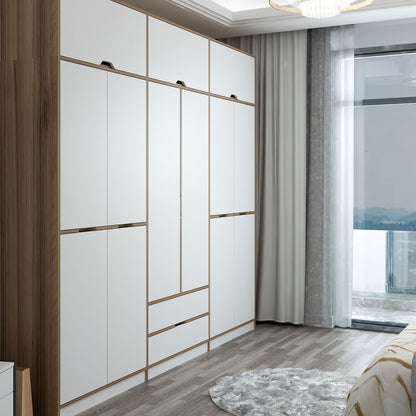 Ντουλάπα 277x253x52 εκ White Dore 506MNR3742