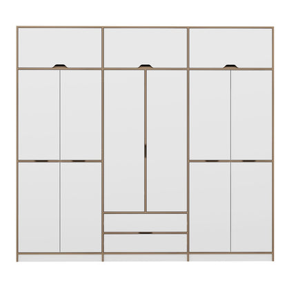 Ντουλάπα 277x253x52 εκ White Dore 506MNR3742