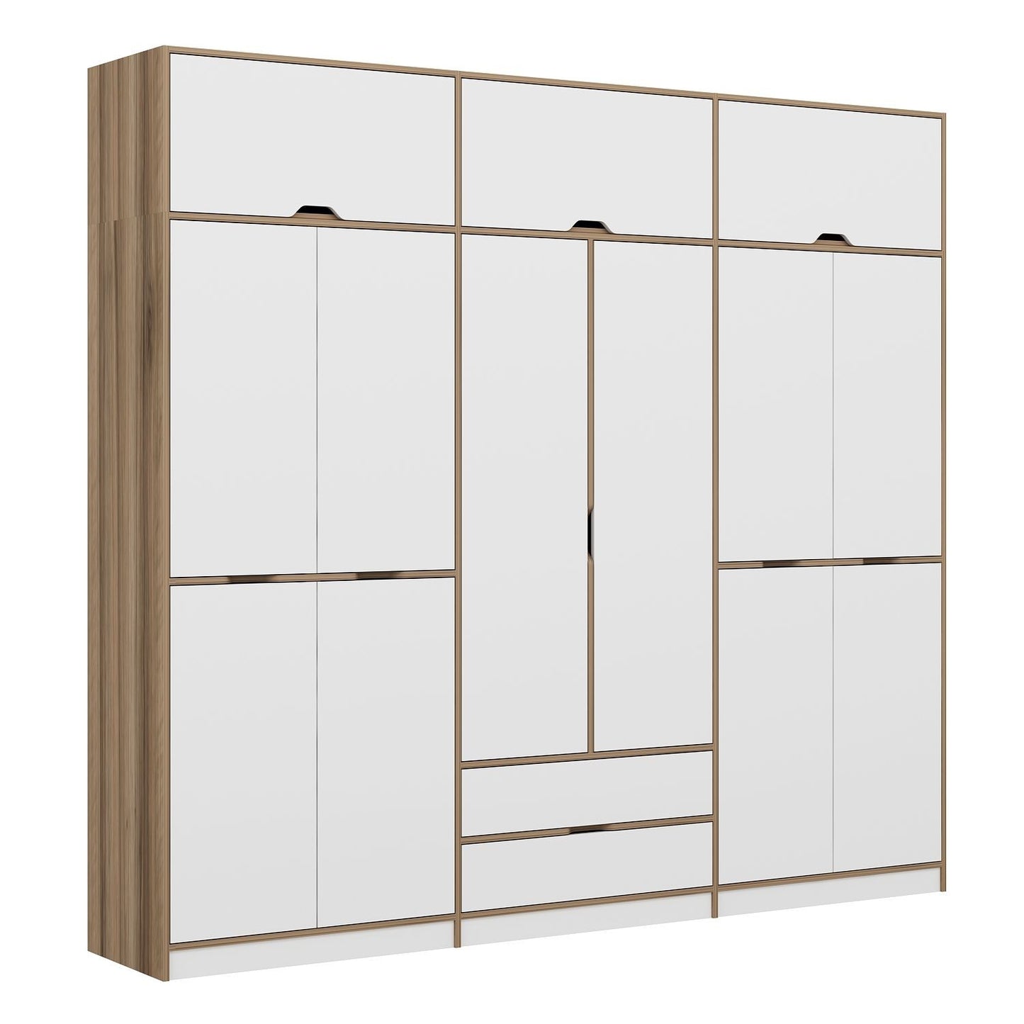 Ντουλάπα 277x253x52 εκ White Dore 506MNR3742