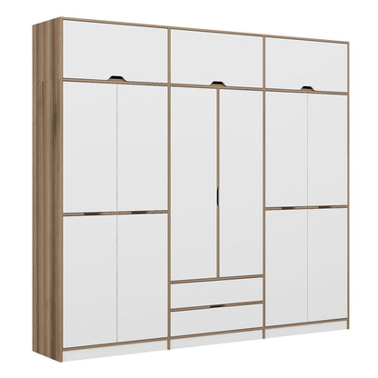 Ντουλάπα 277x253x52 εκ White Dore 506MNR3742