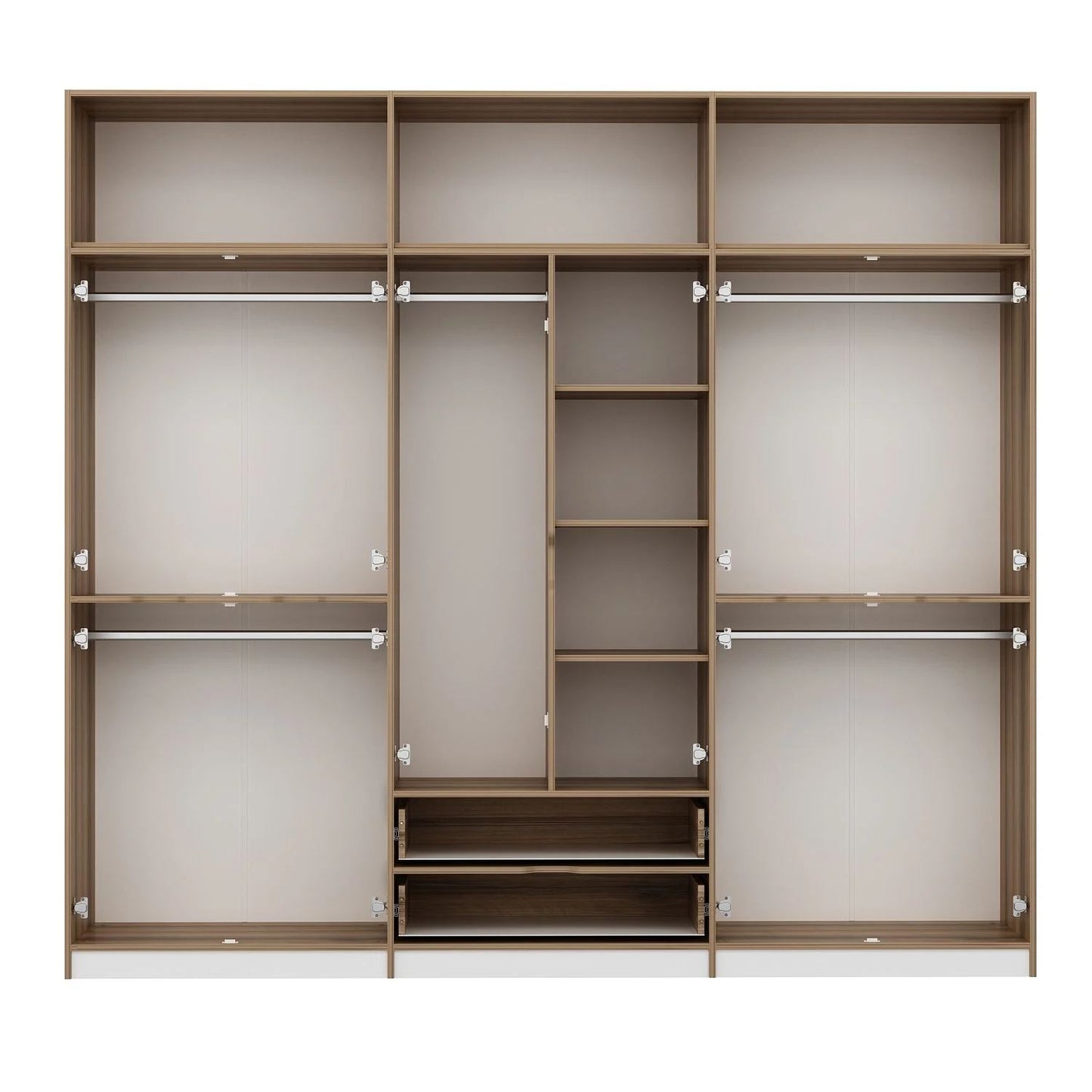 Ντουλάπα 277x253x52 εκ White Dore 506MNR3742