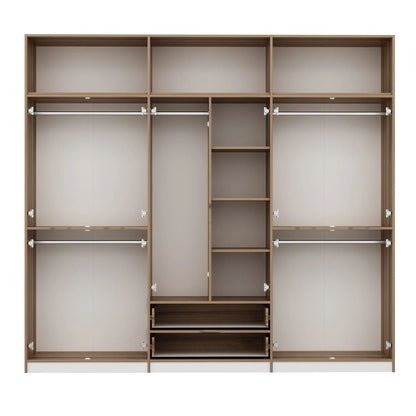 Ντουλάπα 277x253x52 εκ White Dore 506MNR3742