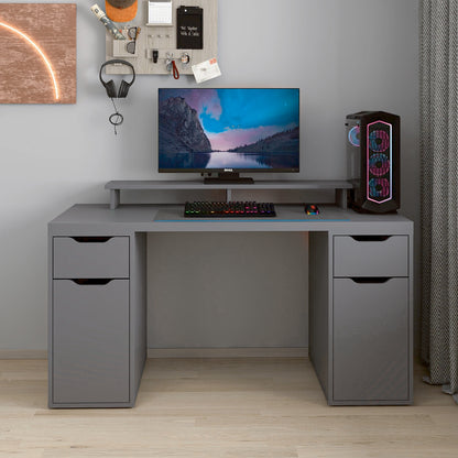 Γραφείο Υπολογιστή και Μελέτης Ανθρακί 150x75x60 εκ 506MNR3861