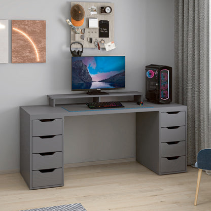 Γραφείο Υπολογιστή και Μελέτης Ανθρακί 180x75x60 εκ 506MNR3871