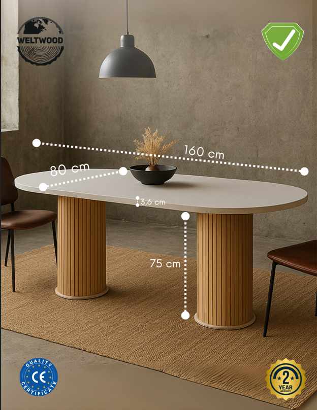 Σετ Τραπεζαρίας με Καρέκλες (7 Τεμαχίων) 523EPC1114