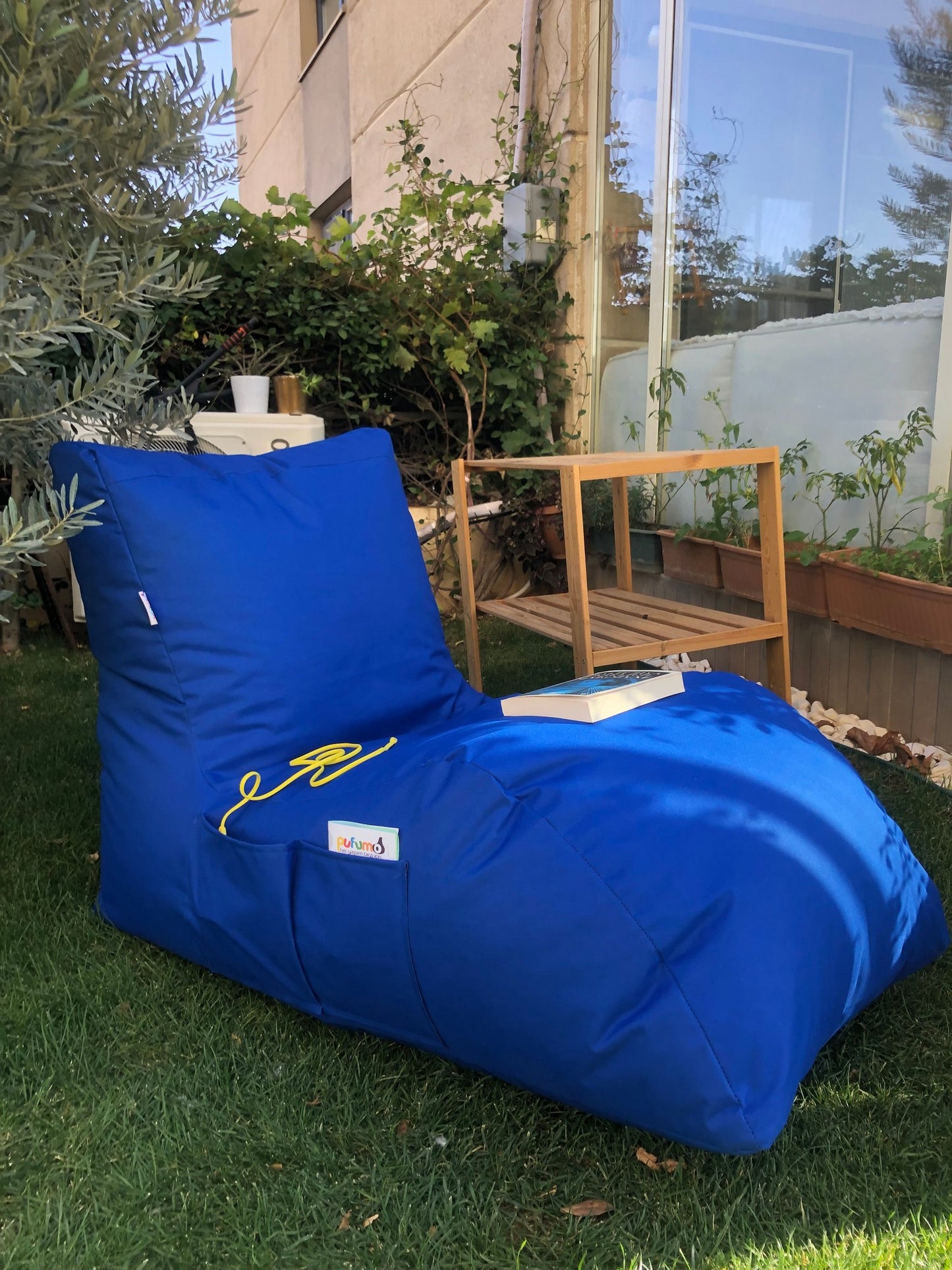 Μεγάλο Πουφ Πολυθρόνα Bean Bag Impertex Αδιάβροχο, Πλενόμενο Κάλυμμα για Σαλόνι, Υπνοδωμάτιο ή Βεράντα σε πολλά Χρώματα 535PFT1130