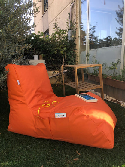 Μεγάλο Πουφ Πολυθρόνα Bean Bag Impertex Αδιάβροχο, Πλενόμενο Κάλυμμα για Σαλόνι, Υπνοδωμάτιο ή Βεράντα σε πολλά Χρώματα 535PFT1130
