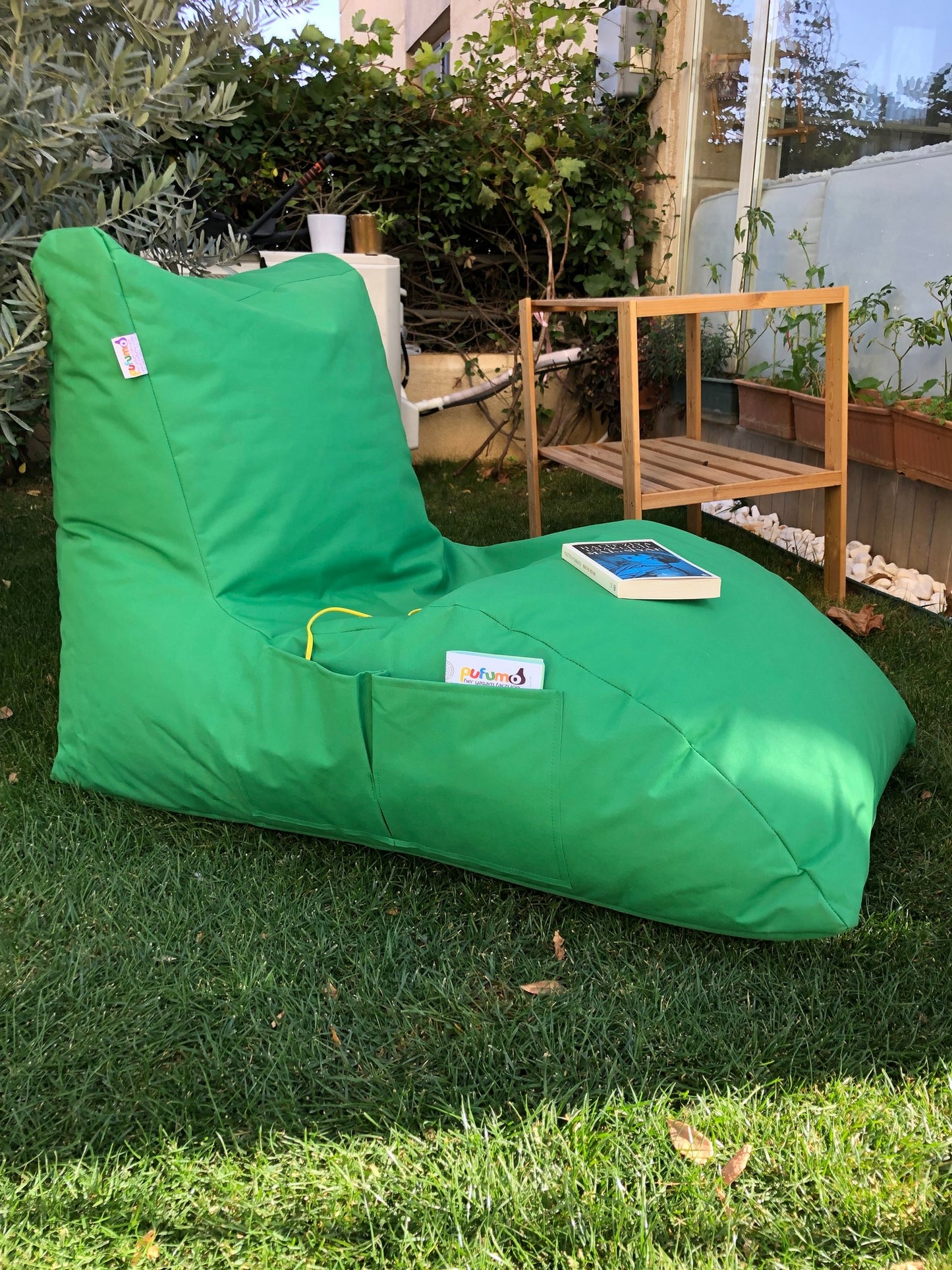 Μεγάλο Πουφ Πολυθρόνα Bean Bag Impertex Αδιάβροχο, Πλενόμενο Κάλυμμα για Σαλόνι, Υπνοδωμάτιο ή Βεράντα σε πολλά Χρώματα 535PFT1130