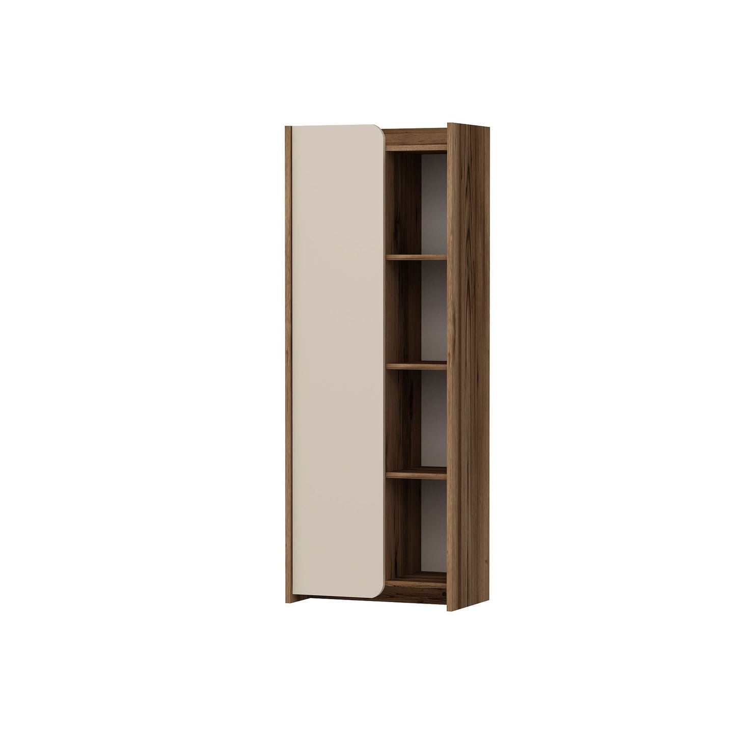 Βιβλιοθήκη 60 × 35 × 160 εκ. Καρυδί Μπεζ GR550ARN1693