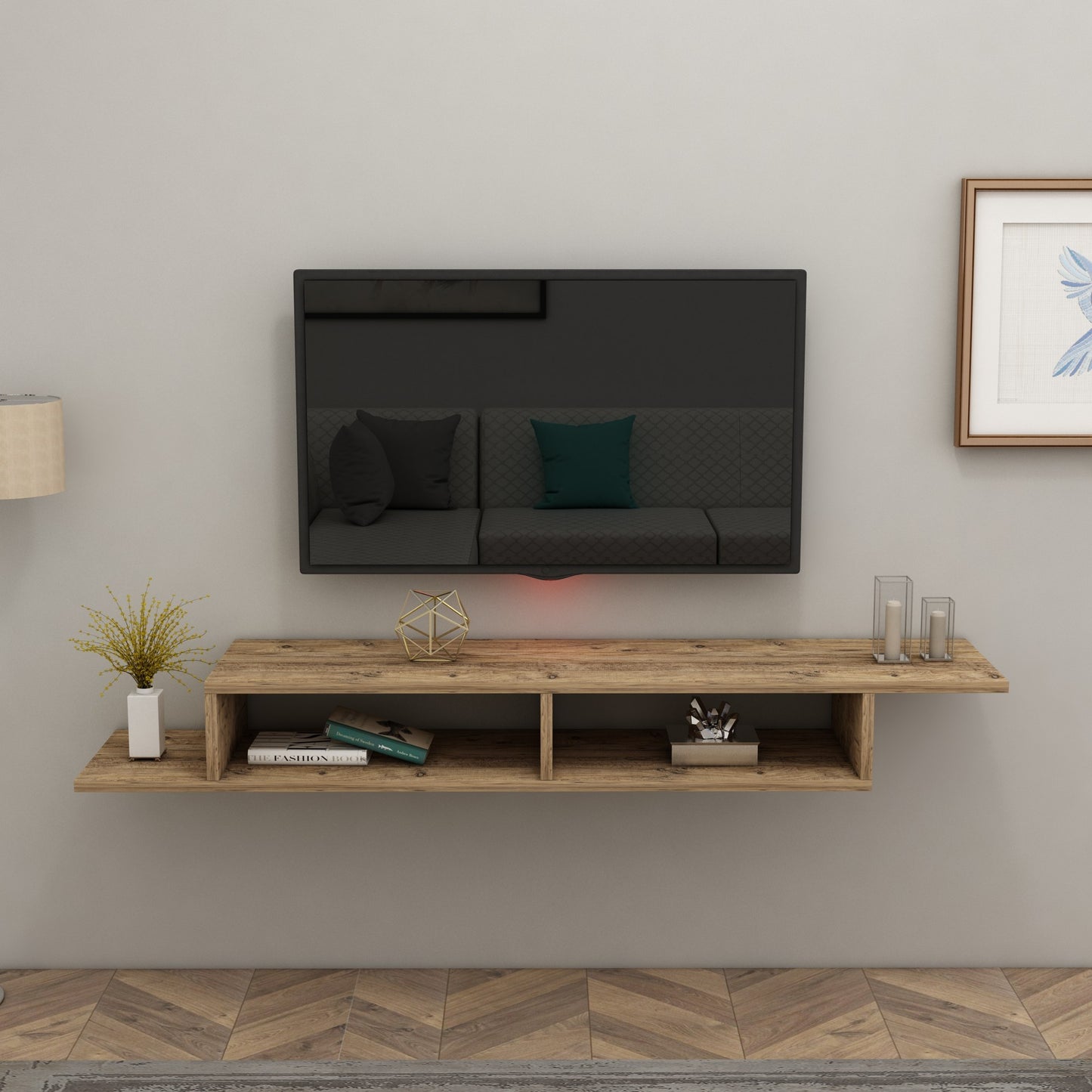 Έπιπλο Τηλεόρασης TV Βάση Σύνθεση Atlantic Pine | 550ARN2196