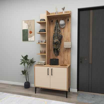 Έπιπλο Εισόδου Βάση για Παλτό Παπουτσοθήκη Κρεμάστρα Ρούχων Ντουλάπι Διαδρόμου 550ARN2308