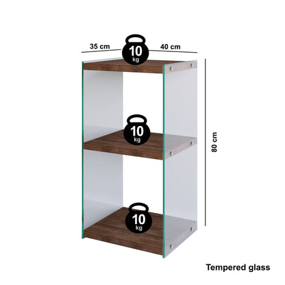 Βιβλιοθήκη 40 × 35 × 80 εκ. Καρυδί GR552NOS1301