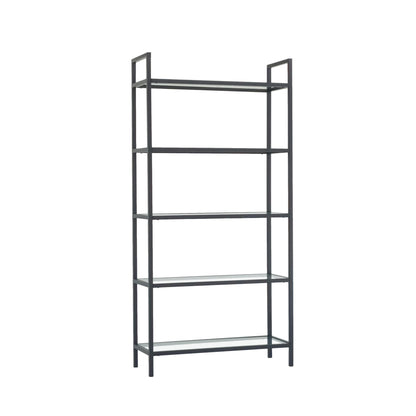 Βιβλιοθήκη 80 × 30 × 165 εκ. Μαύρο GR552NOS1303