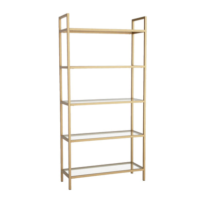 Βιβλιοθήκη 80 × 30 × 165 εκ. Χρυσό GR552NOS1304