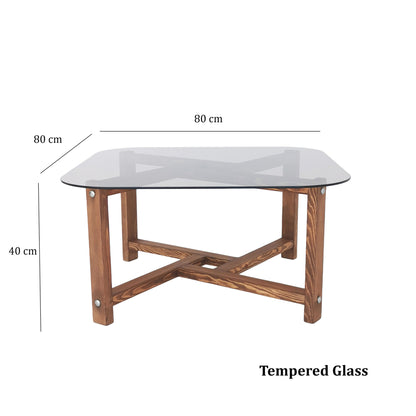 Τραπεζάκι Σαλονιού Δρυς 80 x 80 x 40 εκ GR552NOS1414