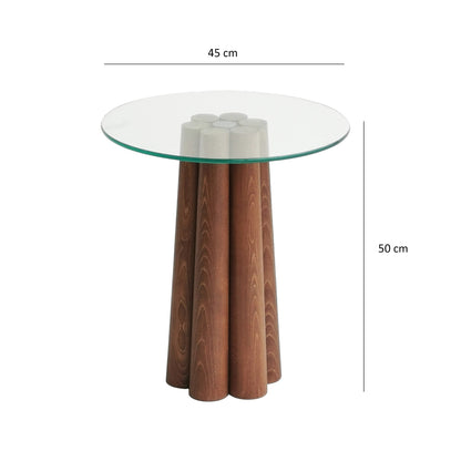 Τραπεζάκι Σαλονιού Καρυδί 45 x 50 x 50 εκ GR552NOS1428