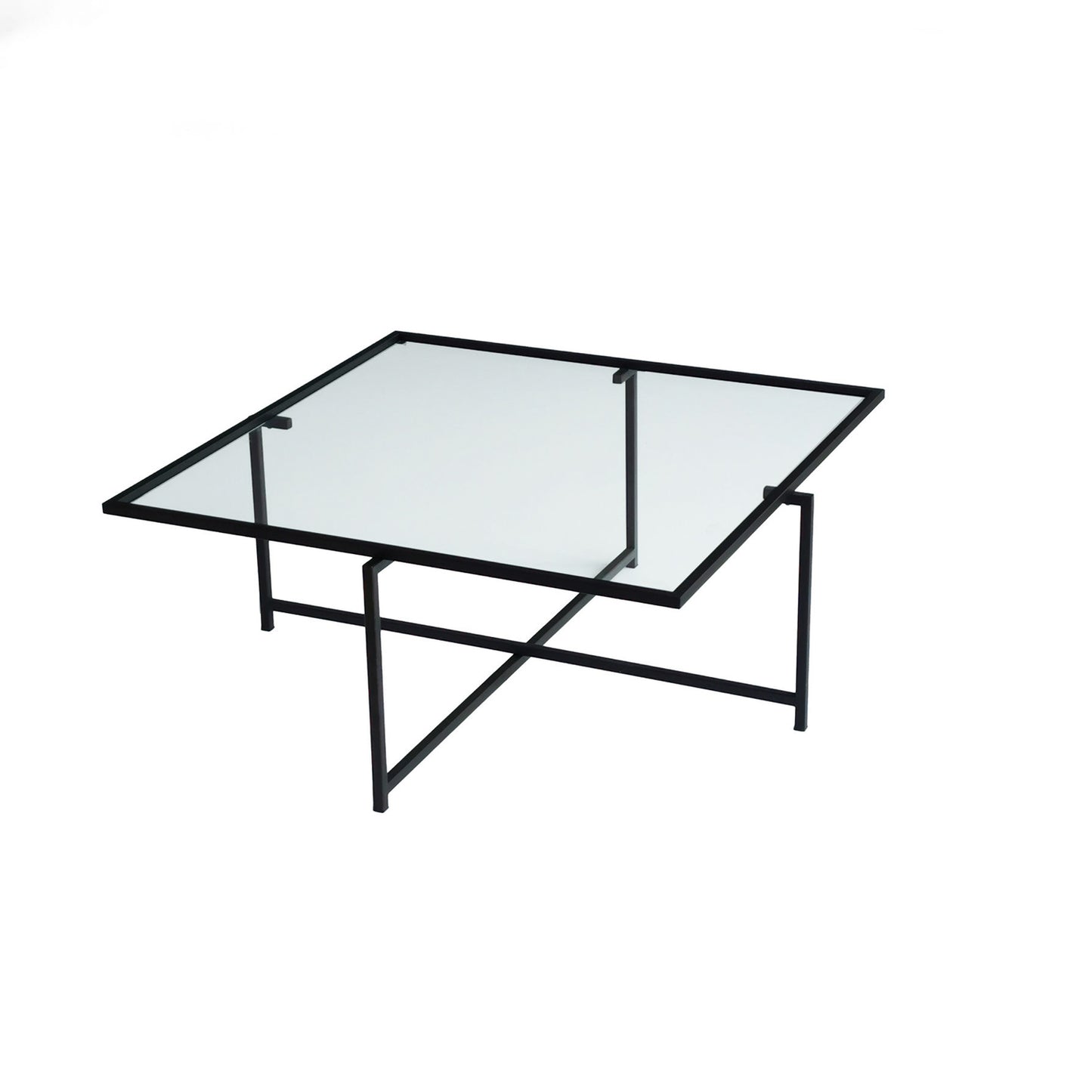 Τραπεζάκι Σαλονιού Μαύρο 85 x 85 x 35 εκ GR552NOS1430