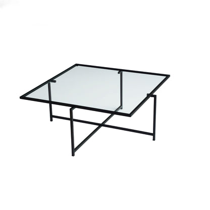 Τραπεζάκι Σαλονιού Μαύρο 85 x 85 x 35 εκ GR552NOS1430