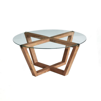 Τραπεζάκι Σαλονιού Wooden 75 x 75 x 35 εκ GR552NOS1436
