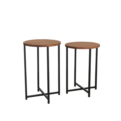 Τραπεζάκι Σαλονιού Δρυς 35 x 35 x 55 εκ GR552NOS1444