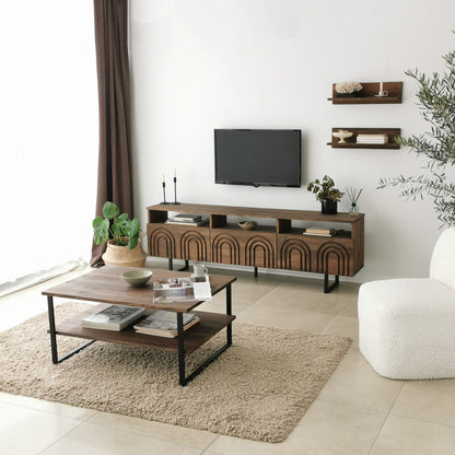 Τραπεζάκι Σαλονιού Καρυδί 85 x 60 x 40 εκ GR552NOS1445