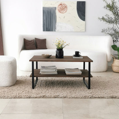 Τραπεζάκι Σαλονιού Καρυδί 85 x 60 x 40 εκ GR552NOS1445