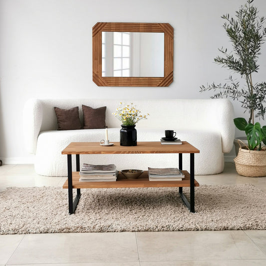 Τραπεζάκι Σαλονιού Δρυς 85 x 60 x 40 εκ GR552NOS1446