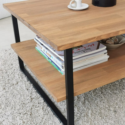 Τραπεζάκι Σαλονιού Δρυς 85 x 60 x 40 εκ GR552NOS1446