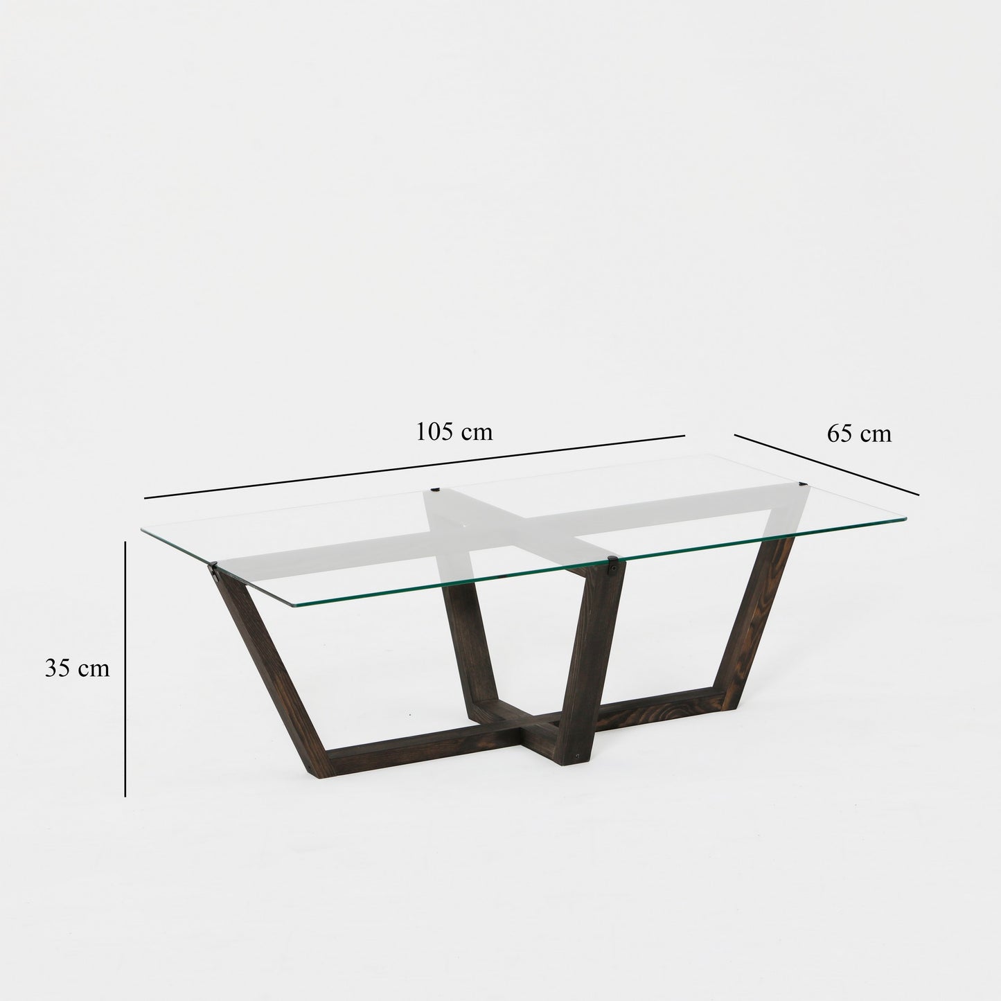 Τραπεζάκι Σαλονιού Ανθρακί 105 x 65 x 35 εκ GR552NOS1454