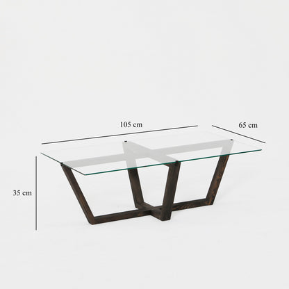 Τραπεζάκι Σαλονιού Ανθρακί 105 x 65 x 35 εκ GR552NOS1454