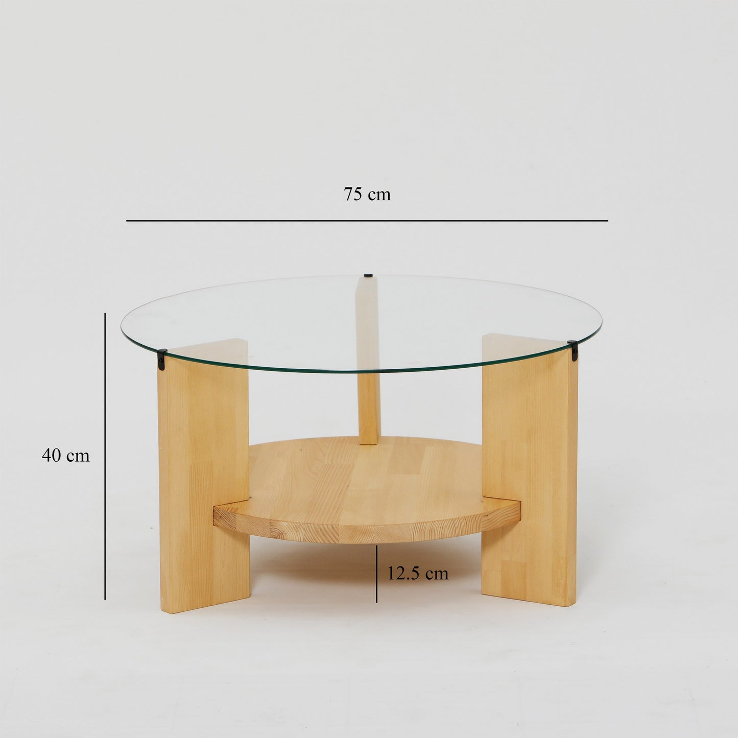 Τραπεζάκι Σαλονιού Δρυς 75 x 75 x 40 εκ GR552NOS1459