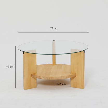 Τραπεζάκι Σαλονιού Δρυς 75 x 75 x 40 εκ GR552NOS1459
