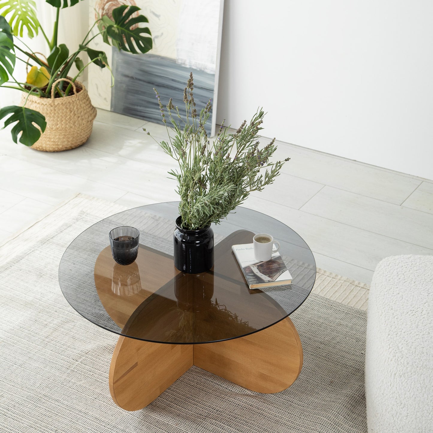 Τραπεζάκι Σαλονιού Δρυς 75 x 75 x 35 εκ GR552NOS1473
