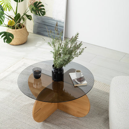 Τραπεζάκι Σαλονιού Δρυς 75 x 75 x 35 εκ GR552NOS1473