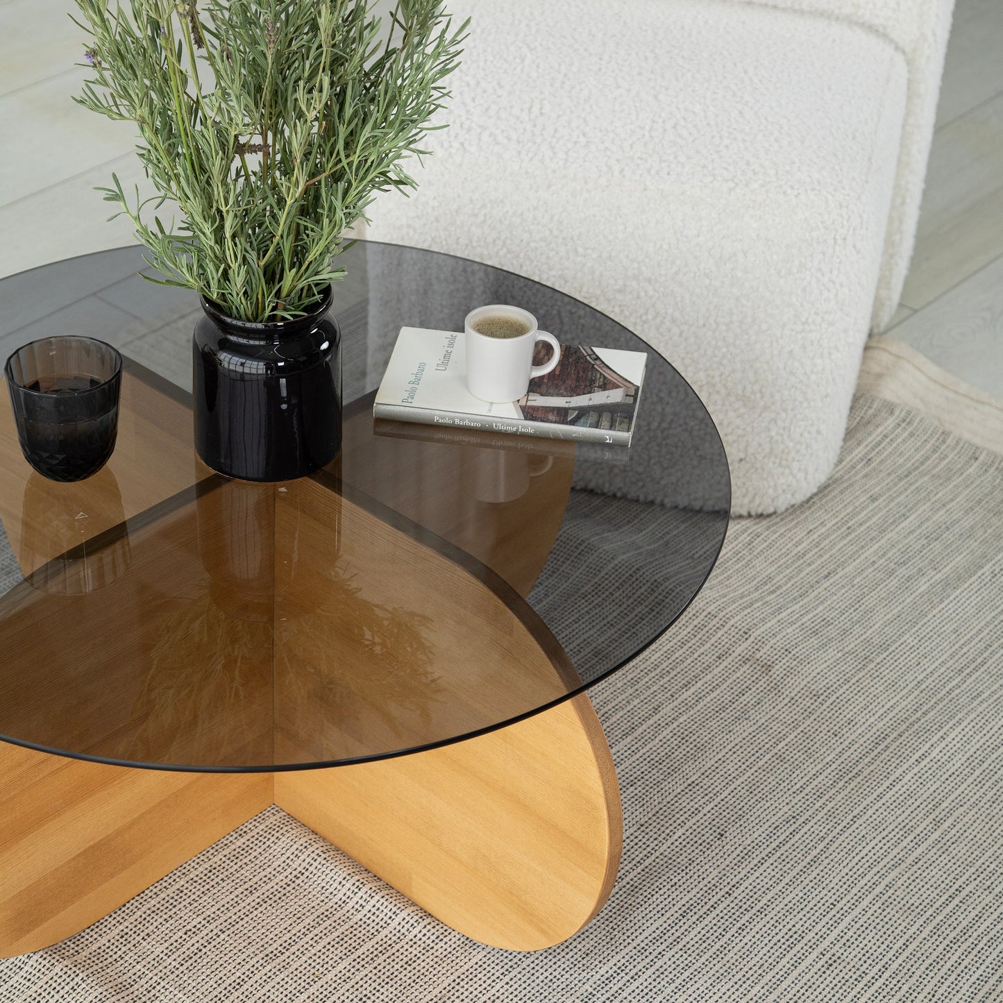 Τραπεζάκι Σαλονιού Δρυς 75 x 75 x 35 εκ GR552NOS1473