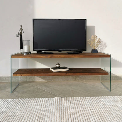 Έπιπλο Τηλεόρασης TV Βάση Σύνθεση Καρυδί | 552NOS1507