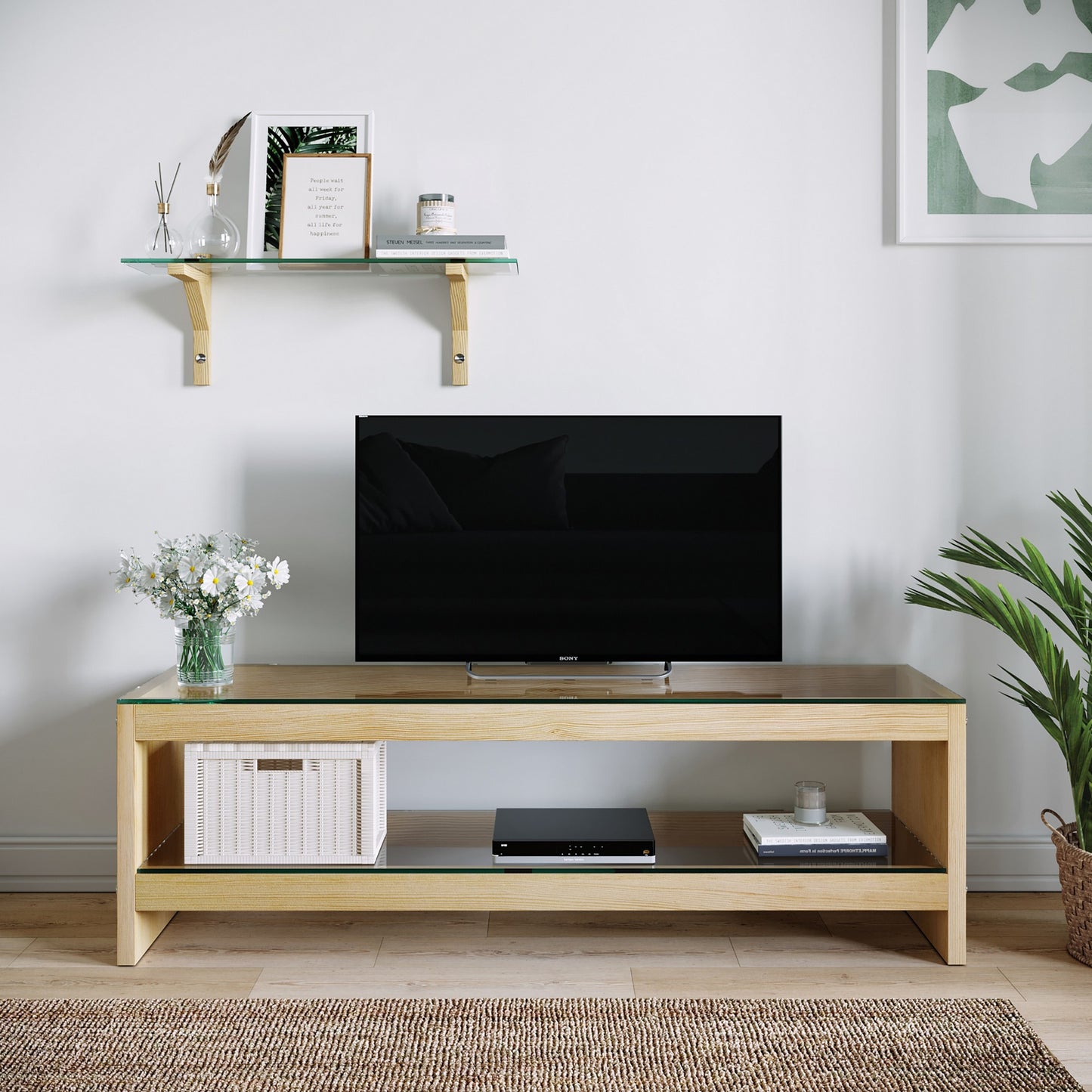 Έπιπλο Τηλεόρασης TV Βάση Σύνθεση Δρυς | 552NOS1511