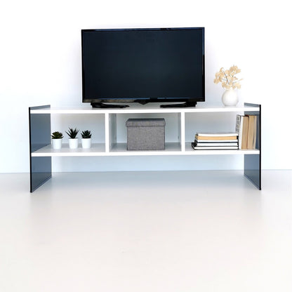 Έπιπλο Τηλεόρασης TV Βάση Σύνθεση Λευκό Fume | 552NOS1514