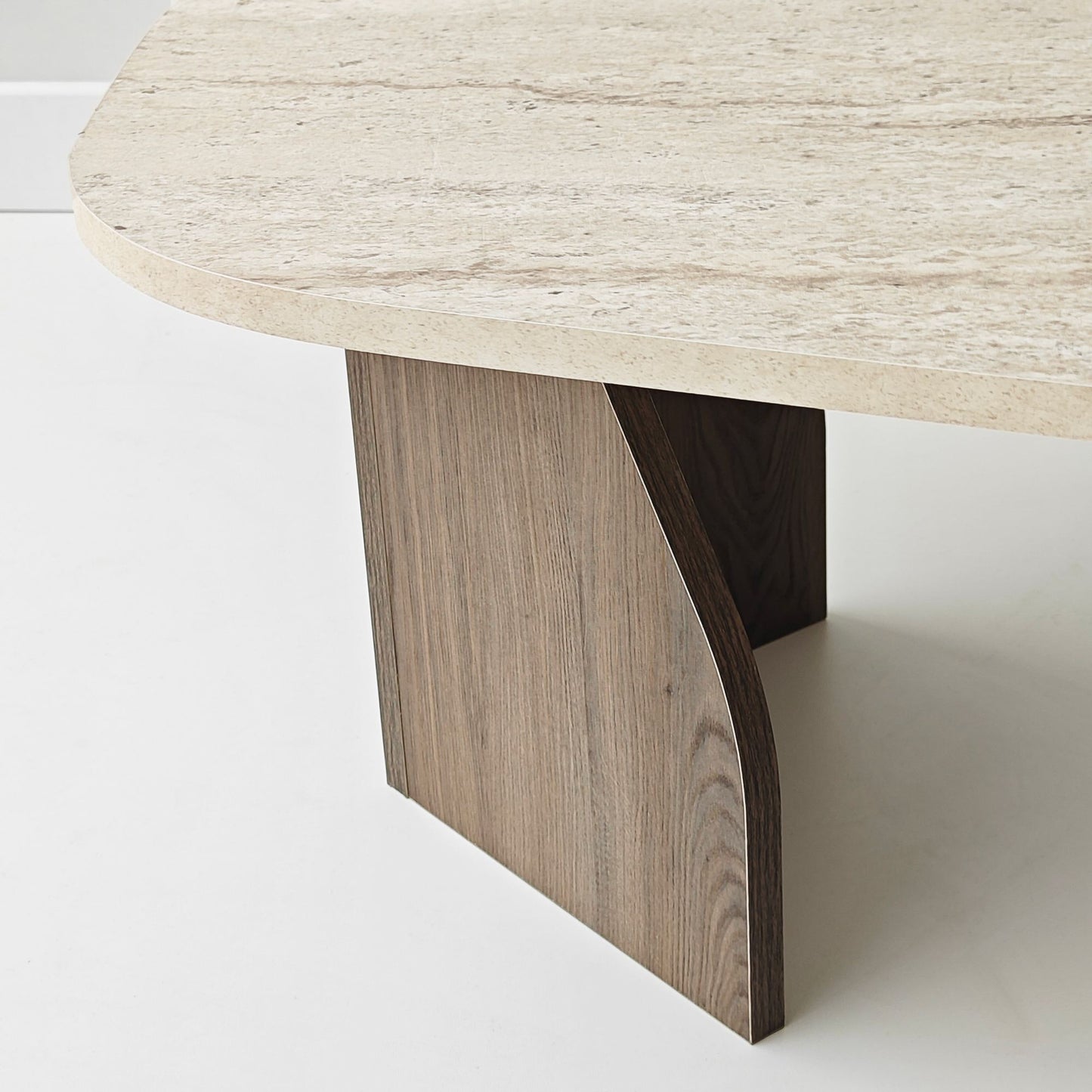 Τραπεζάκι Σαλονιού Travertine - Καρυδί 100 x 60 x 35 εκ GR552NOS1710